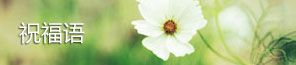 祝福语